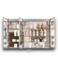 52555 Tri-View LED Anti-Fog Medicine Cabinet With Outlet