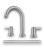 52565 Electra Brushed Nickel Widespread Bathroom Sink Faucet