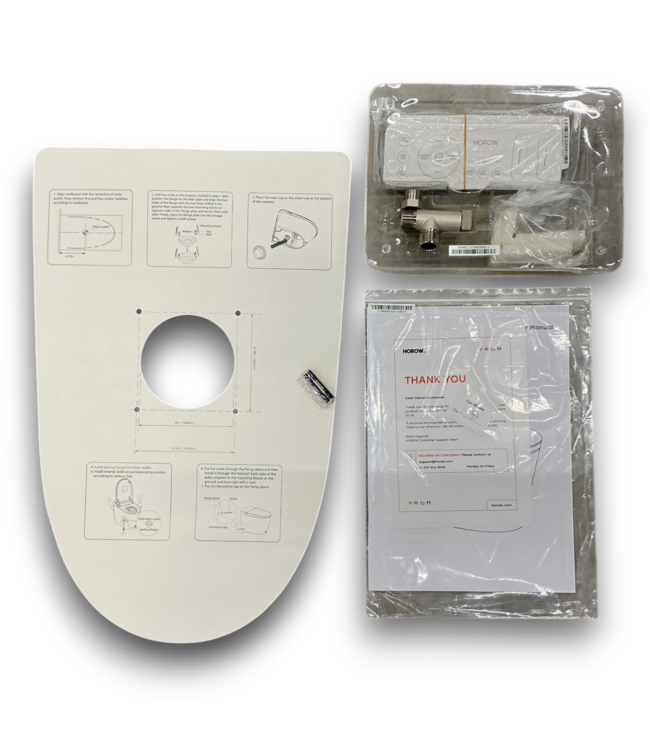 52559 Artistic Bidet White Dual Flush Elongated Smart Toilet