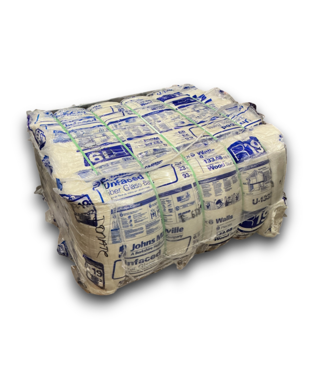 52580 R-19 Unfaced Fiberglass Batts (4-pack) 532 sq. ft.