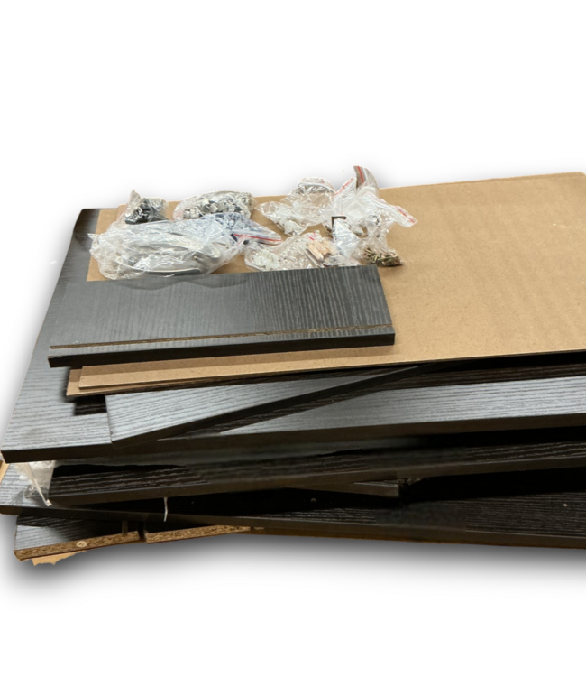 52571 Vinsetto Walnut 2-Drawer File Cabinet