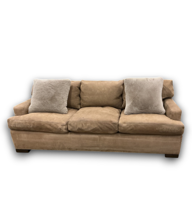 52576 2 Piece Terracotta Color Luxury Leather Couch Set