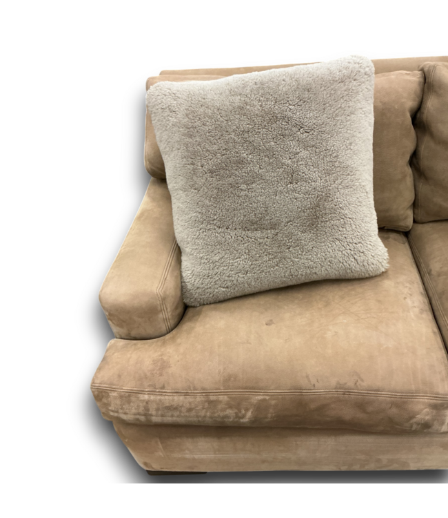 52576 2 Piece Terracotta Color Luxury Leather Couch Set