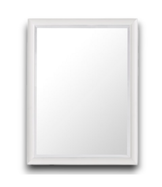 52588 White Beveled Rectangle Wall Mirror 30" x 40"