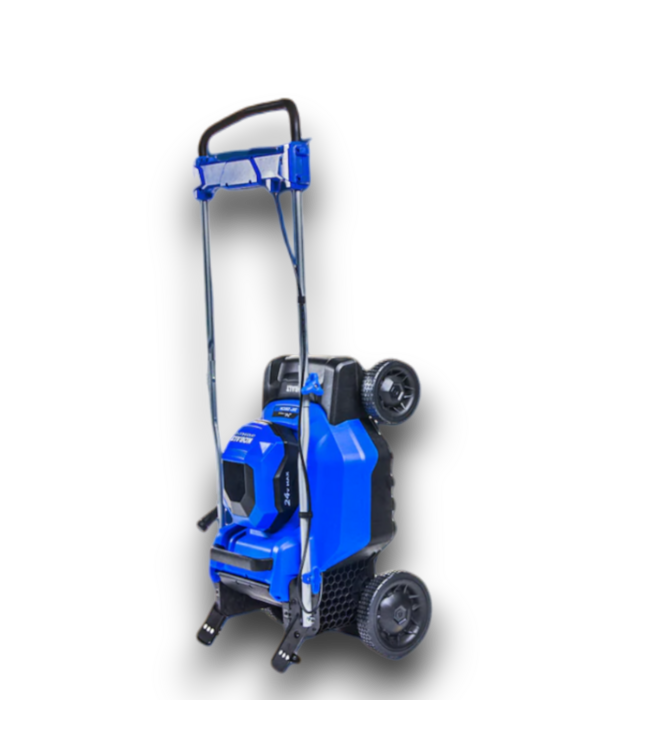 52590 Blue Lawn Mower With 24V Battery 16"