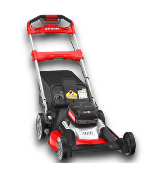 52592 Self Propelled Battery Walk Mower 2-9Ah Batteries