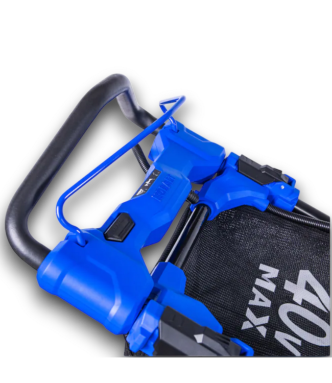 52593 Black & Blue Lawn Mower With 40V Battery 20"