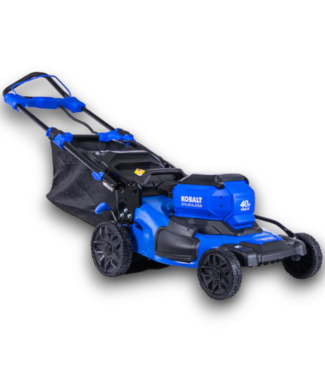 52593 Black & Blue Lawn Mower With 40V Battery 20"