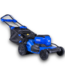 52593 Black & Blue Lawn Mower With 40V Battery 20"
