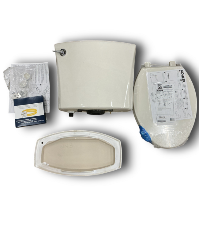 52601 Elliston Biscuit Elongated 2 Piece Toilet Kit