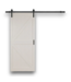 52616 White K Frame Single Barn Door With Hardware 36" x 84"