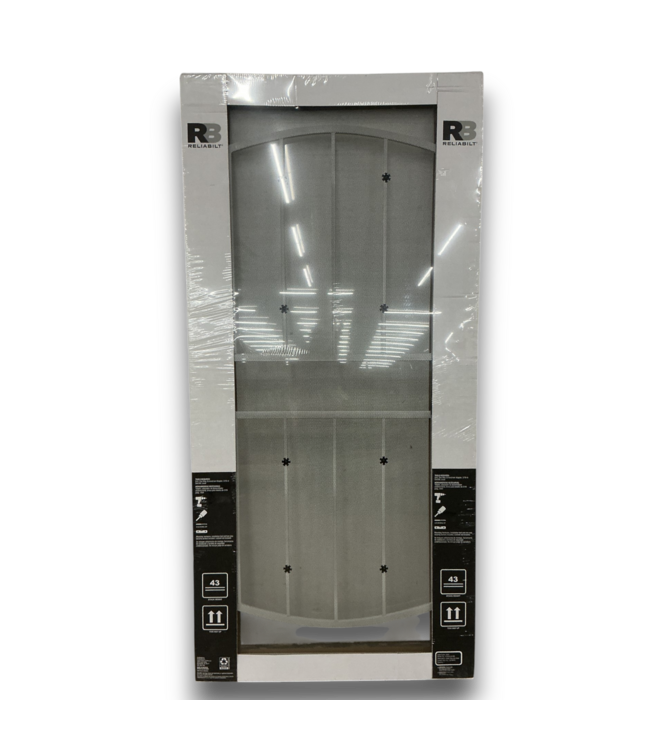 52625 Gibraltar White Steel Security Screen Door 36" x 81"