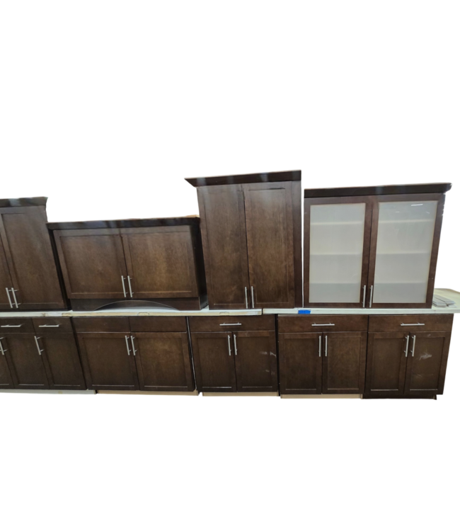 52613 Jacobean Cabinet Set of 18pcs