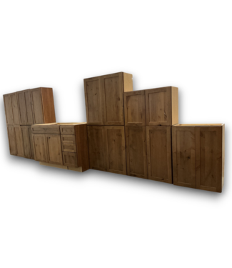 52630 Knotty Alder Hickory Shaker Style 13 Piece Cabinet Set