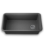 52632 Matte Graphite Single Bowl Kitchen Sink Offset Drain 33"