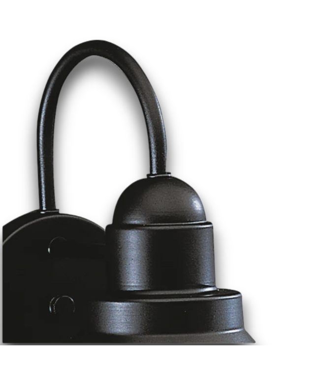 52634 1-Light Black Dark Sky Wall Light 12"