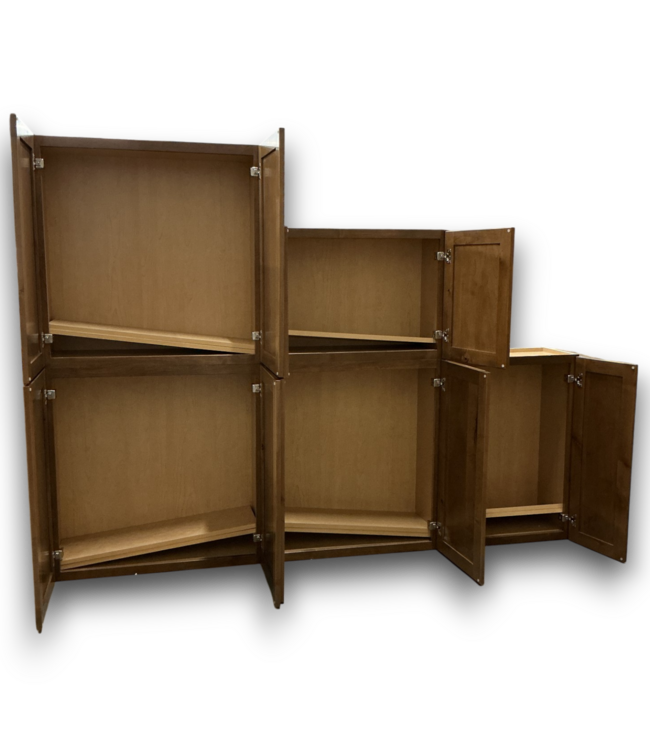 52630 Knotty Alder Hickory Shaker Style 13 Piece Cabinet Set