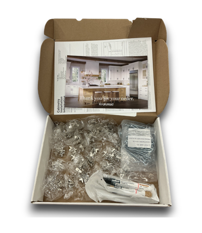 52630 Knotty Alder Hickory Shaker Style 13 Piece Cabinet Set