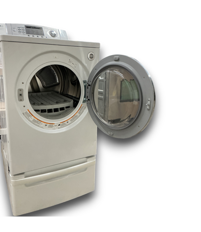 52643 White Electric/Gas Dryer With Drawer Pedestal 27" x 58"