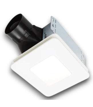 52652 White Retrofit Bathroom Exhaust Fan w/LED