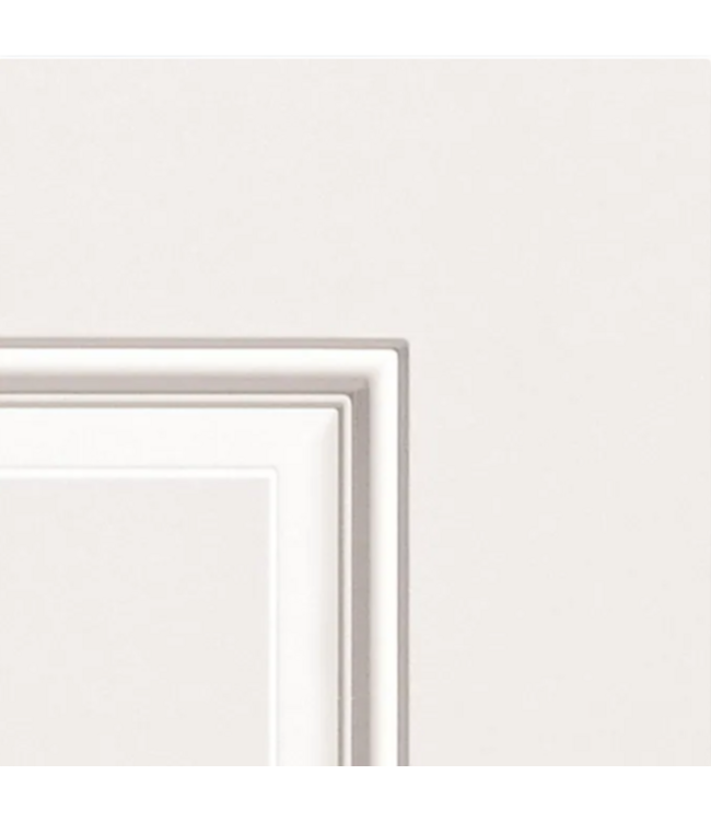 52655 White Prehung 4-Panel Steel Exterior Door 36" x 80"