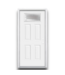 52655 White Prehung 4-Panel Steel Exterior Door 36" x 80"