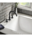 52657 Matte Black 2-Handle Bathtub Faucet