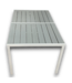 52658 Gray Slat Outdoor Patio Table 59"