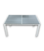 52658 Gray Slat Outdoor Patio Table 59"