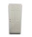 52662 White 6-Panel Steel Exterior Door 32" x 79"