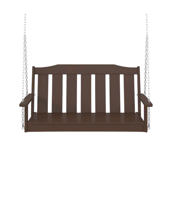 52669 2 Person Oakport Mahogany Outdoor Swing
