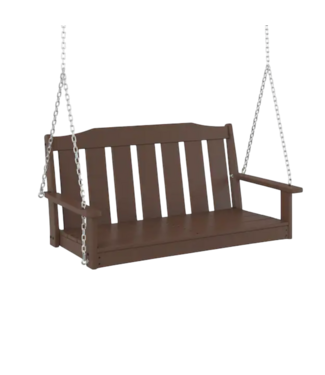 52669 2 Person Oakport Mahogany Outdoor Swing