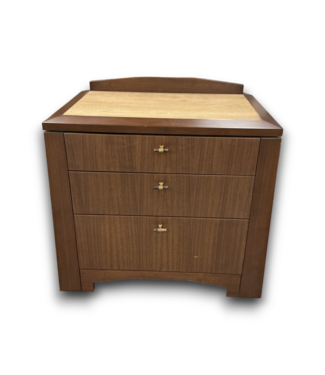 52700 3-Drawer Wood Nightstand/ Small Dresser