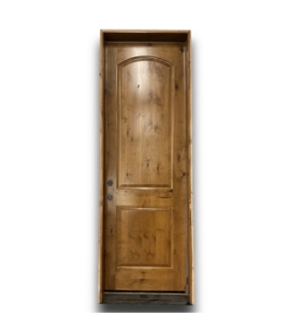 52704 Knotty Alder Fire Rated Prehung Exterior Door 32" x 96"