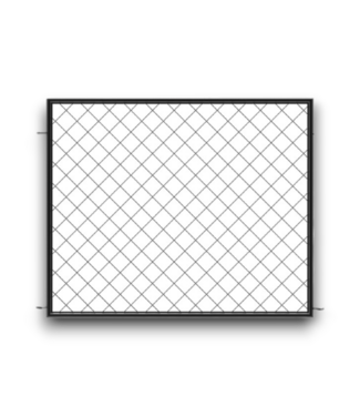 52718 Diamond Grid Decorative Metal Fence Panel 4 Pack