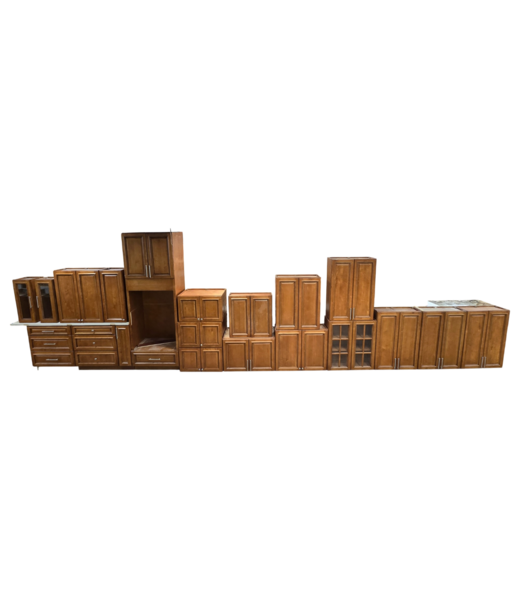 52705 Caramel Cabinet Set of 20-pcs