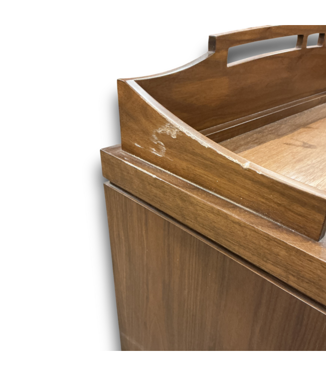 52698 Wood Entryway Storage Bench With Cushion