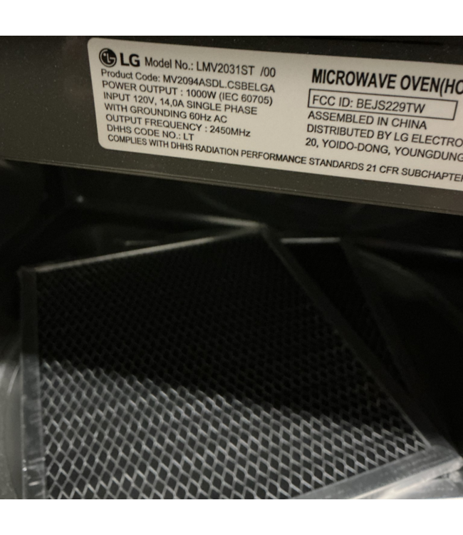 52726 Stainless Steel Over the Range Microwave 2.0 cu. ft.