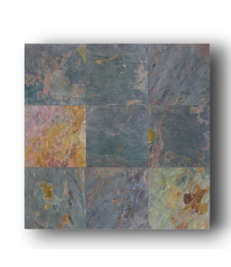 52741 Multi-Color Matte Natural Slate Floor And Wall Tile 47.95 sq. ft.