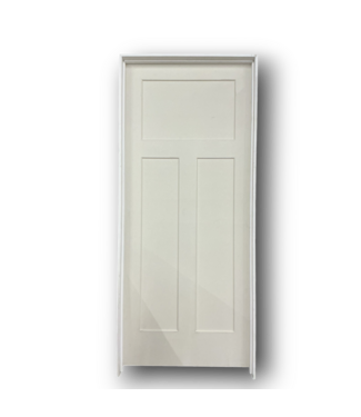 52743 Prehung 3 Recessed Panel Interior Door 34" x 80"