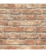 52757 Red Vinyl Brick Self-Adhesive Peel and Stick Wallpaper