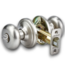 52774 Satin Nickel Interior or Bed/Bath Privacy Door Knob