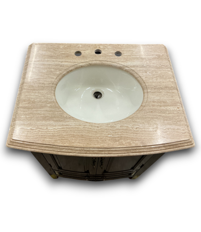 52770 Travertime Top LED Light Bathroom Vanity 27"