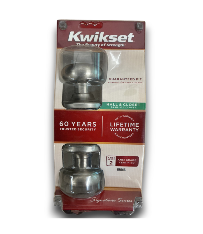 52775 Satin Nickel Interior Hall/Closet Passage Door Knob