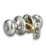 52782 Satin Nickel Interior or Bed/Bath Privacy Door Knob