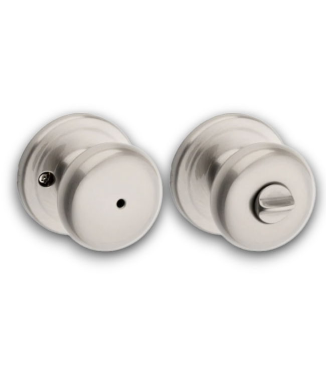 52782 Satin Nickel Interior or Bed/Bath Privacy Door Knob