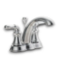52786 Polished Chrome 4" Centerset 2-Handle Bathroom Sink Faucet