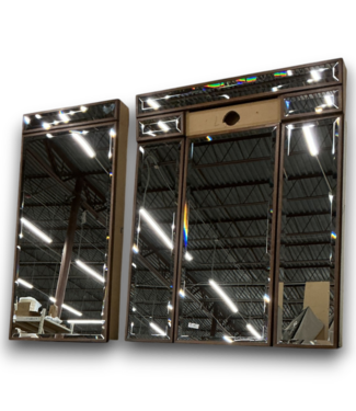 52793 5-Piece Wooden Framed Accent Mirror Set