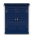 52795 Navy Bathroom Wall Cabinet