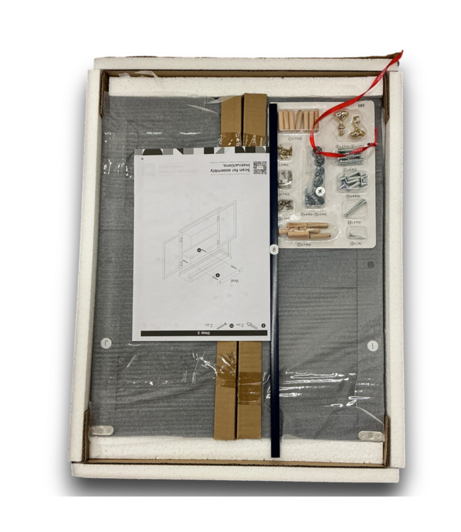 52795 Navy Bathroom Wall Cabinet